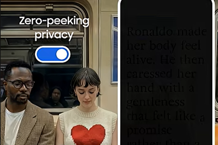 Layar Anti Intip Jadi Fitur Terbaru Samsung