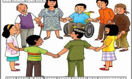 Etika Sosial: Menjaga Sikap Dalam Kehidupan Bermasyarakat